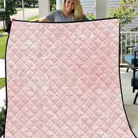 Polynesian Tiare Monstera Soft Pink Quilt Liquid Style LT01 Pink - Polynesian Pride