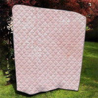 Polynesian Tiare Monstera Soft Pink Quilt Liquid Style LT01 - Polynesian Pride