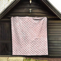 Polynesian Tiare Monstera Soft Pink Quilt Liquid Style LT01 - Polynesian Pride