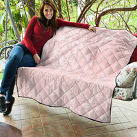 Polynesian Tiare Monstera Soft Pink Quilt Liquid Style LT01 - Polynesian Pride
