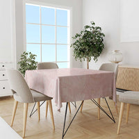 Polynesian Tiare Monstera Soft Pink Tablecloth Liquid Style LT01 - Polynesian Pride