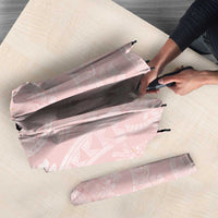 Polynesian Tiare Monstera Soft Pink Umbrella Liquid Style LT01 - Polynesian Pride