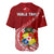 Tonga Rugby Baseball Jersey Tongan Ngatu Pattern White Version LT01 - Polynesian Pride