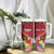 Tonga Rugby Tumbler With Handle Tongan Ngatu Pattern White Version