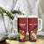 Tonga Rugby Tumbler With Handle Tongan Ngatu Pattern Black Version