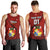 Custom Tonga Rugby Men Tank Top Tongan Ngatu Pattern Black Version LT01 - Polynesian Pride