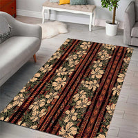 Hawaii Hibiscus Area Rug Retro Style LT01 - Polynesian Pride