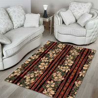 Hawaii Hibiscus Area Rug Retro Style LT01 - Polynesian Pride