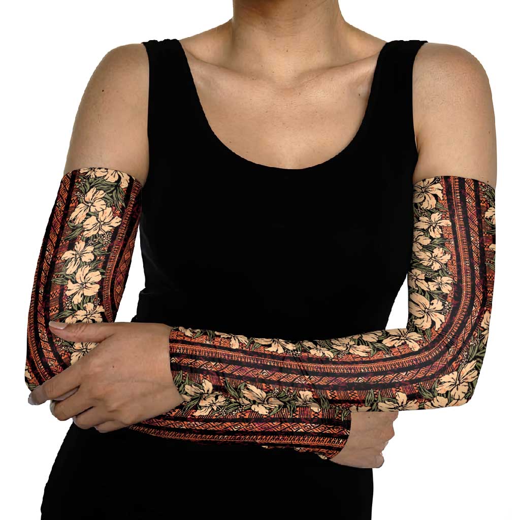 Hawaii Hibiscus Arm Sleeves Retro Style LT01 - Polynesian Pride