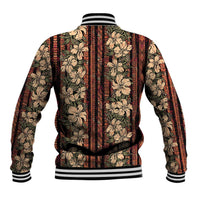 Hawaii Hibiscus Baseball Jacket Retro Style LT01 - Polynesian Pride