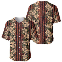 Hawaii Hibiscus Baseball Jersey Retro Style LT01 - Polynesian Pride