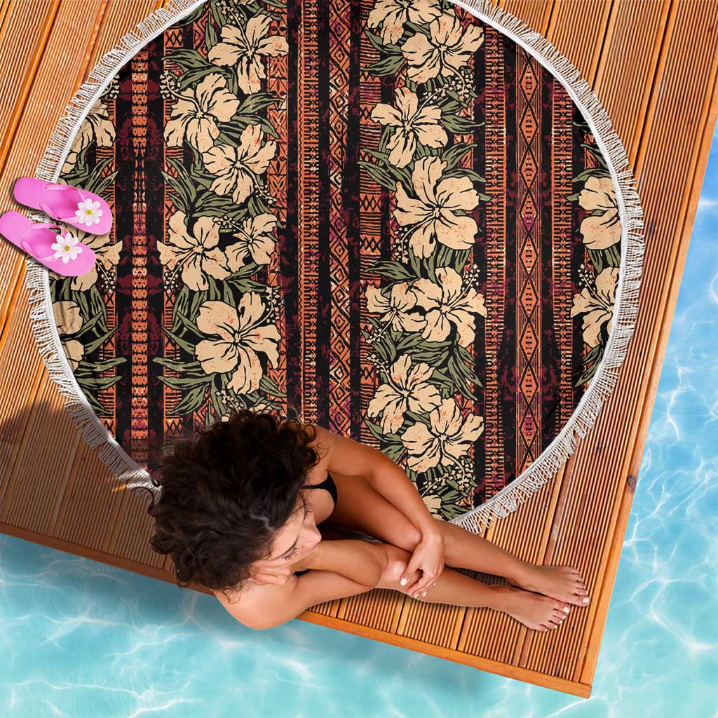 Hawaii Hibiscus Beach Blanket Retro Style LT01 - Polynesian Pride