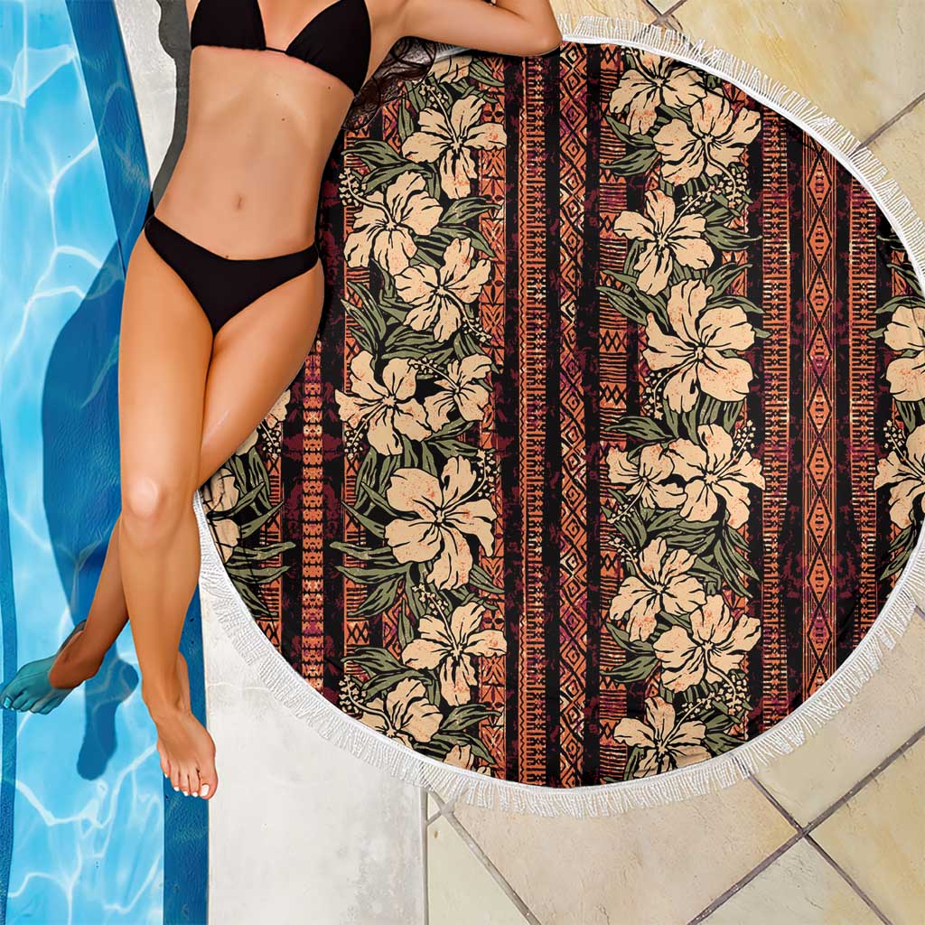 Hawaii Hibiscus Beach Blanket Retro Style LT01 - Polynesian Pride