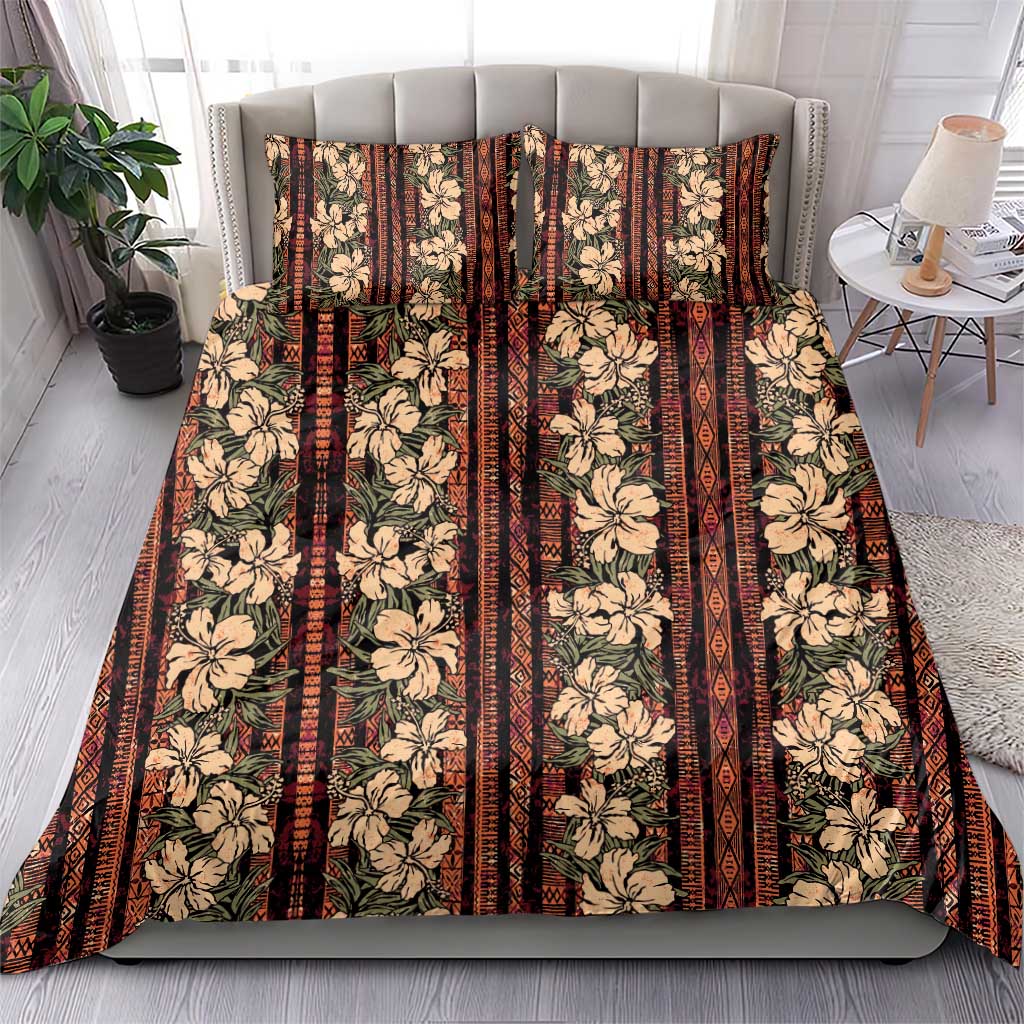 Hawaii Hibiscus Bedding Set Retro Style LT01 - Polynesian Pride