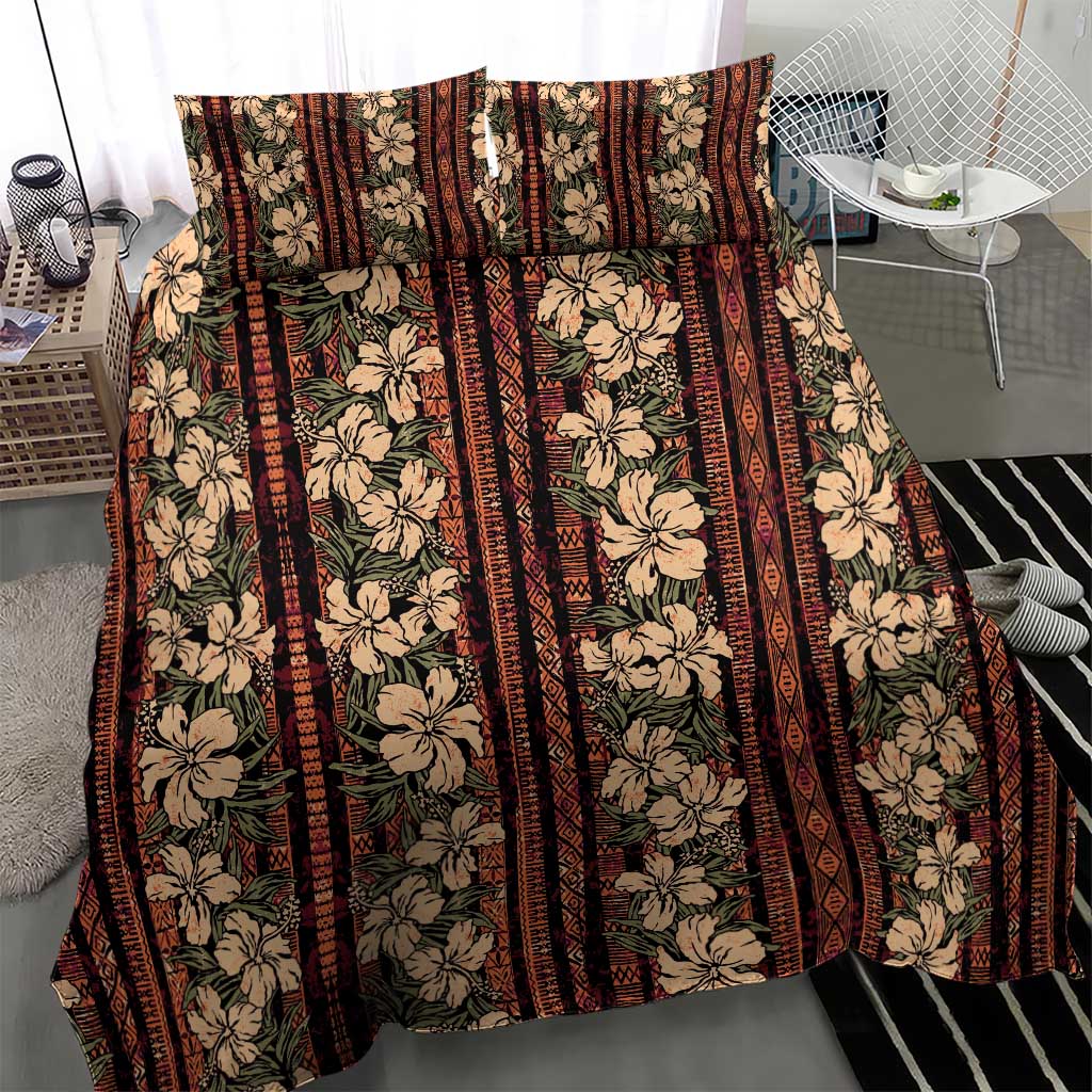 Hawaii Hibiscus Bedding Set Retro Style LT01 - Polynesian Pride