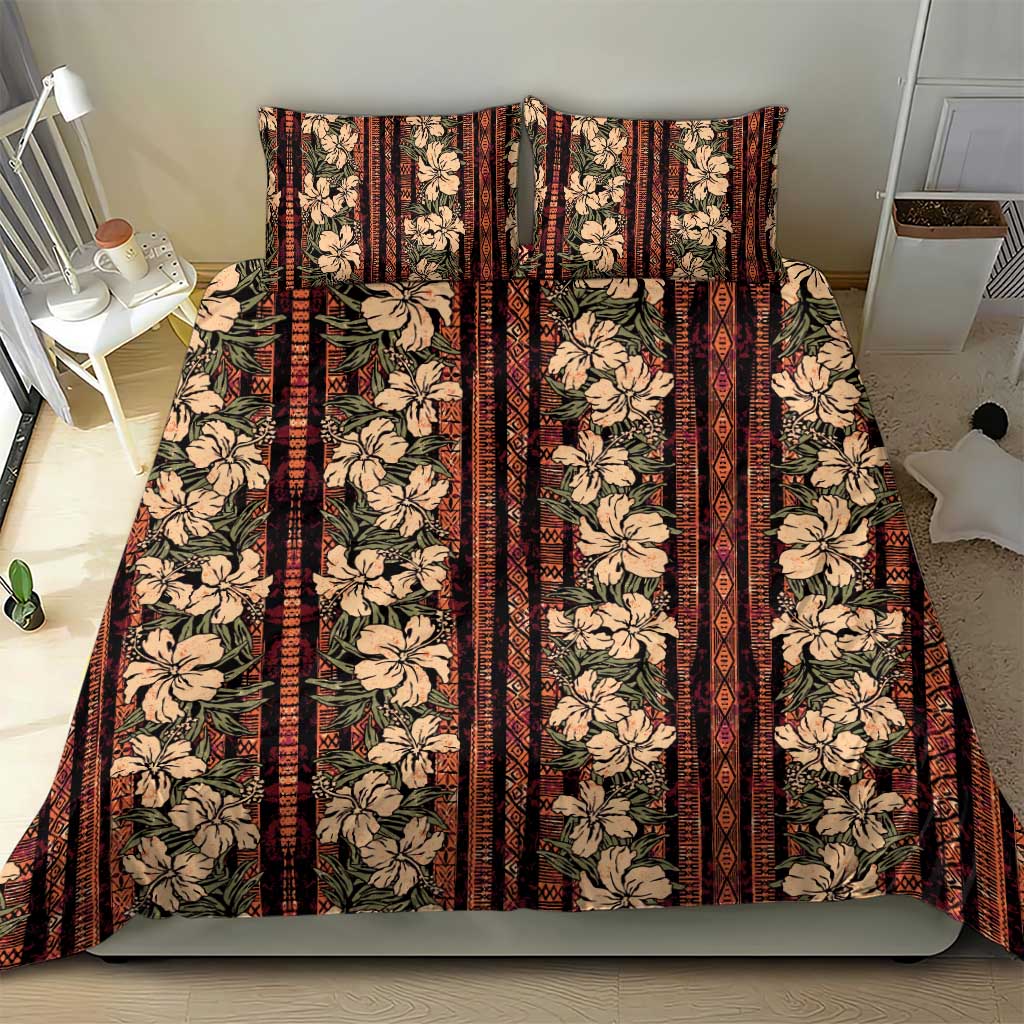 Hawaii Hibiscus Bedding Set Retro Style LT01 - Polynesian Pride
