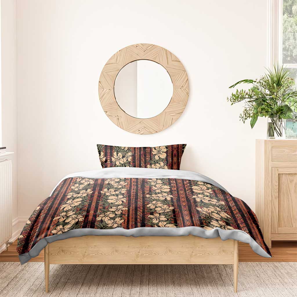 Hawaii Hibiscus Bedding Set Retro Style LT01 - Polynesian Pride