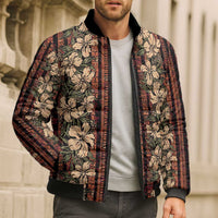Hawaii Hibiscus Bomber Puffer Jacket Retro Style LT01 - Polynesian Pride