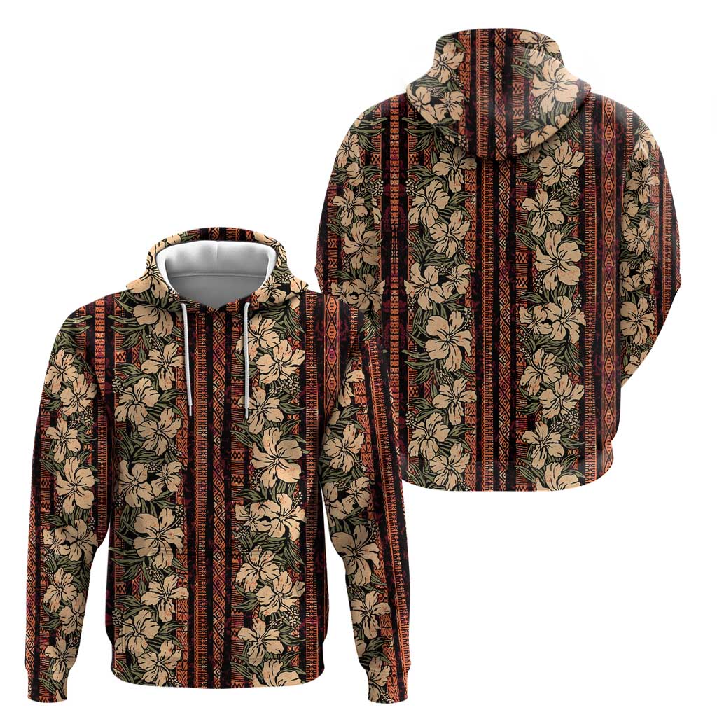Hawaii Hibiscus Hoodie Retro Style LT01 - Polynesian Pride