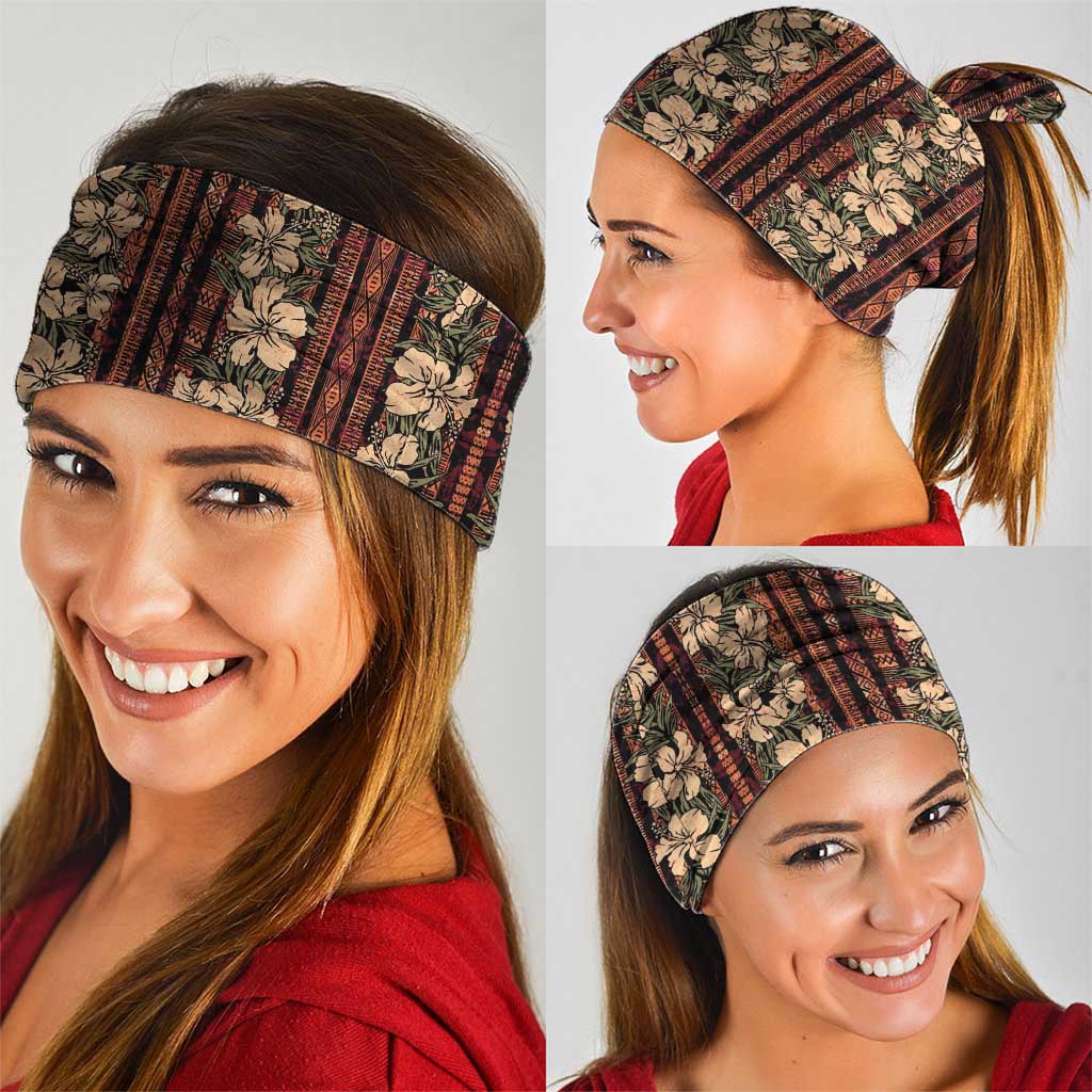 Hawaii Hibiscus Neck Gaiter Retro Style LT01 - Polynesian Pride