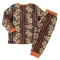 Hawaii Hibiscus Christmas Pajama Set Retro Style LT01 - Polynesian Pride