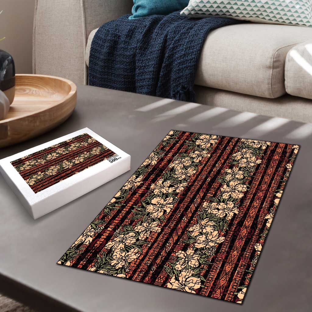 Hawaii Hibiscus Puzzle Retro Style LT01 - Polynesian Pride