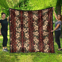 Hawaii Hibiscus Quilt Retro Style LT01 - Polynesian Pride