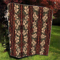 Hawaii Hibiscus Quilt Retro Style LT01 - Polynesian Pride
