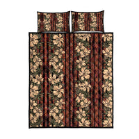 Hawaii Hibiscus Quilt Bed Set Retro Style LT01 - Polynesian Pride