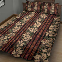 Hawaii Hibiscus Quilt Bed Set Retro Style LT01 - Polynesian Pride
