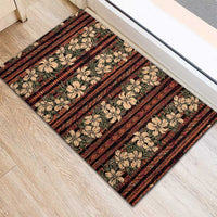Hawaii Hibiscus Rubber Doormat Retro Style LT01 - Polynesian Pride
