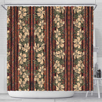 Hawaii Hibiscus Shower Curtain Retro Style LT01 - Polynesian Pride
