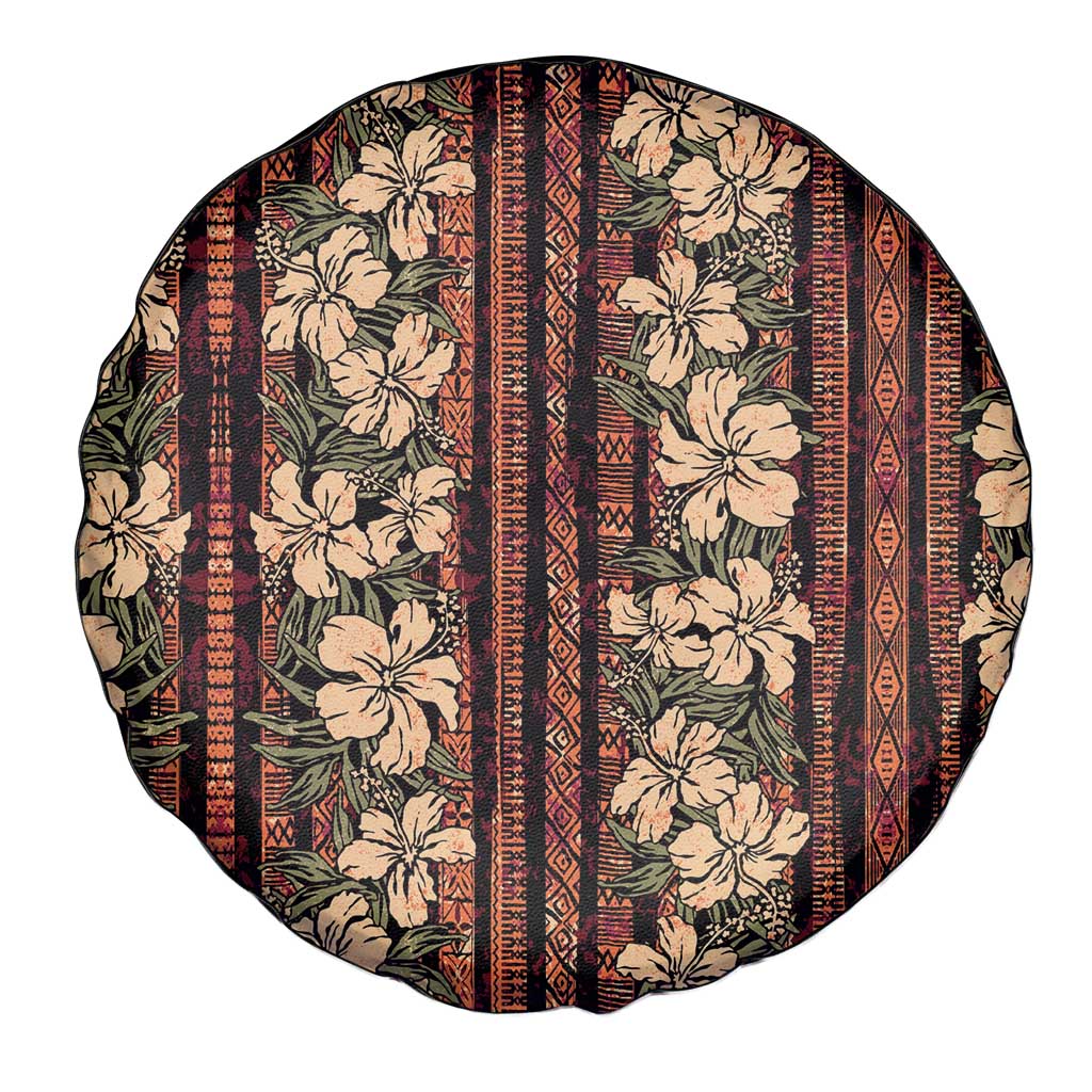 Hawaii Hibiscus Spare Tire Cover Retro Style LT01 - Polynesian Pride