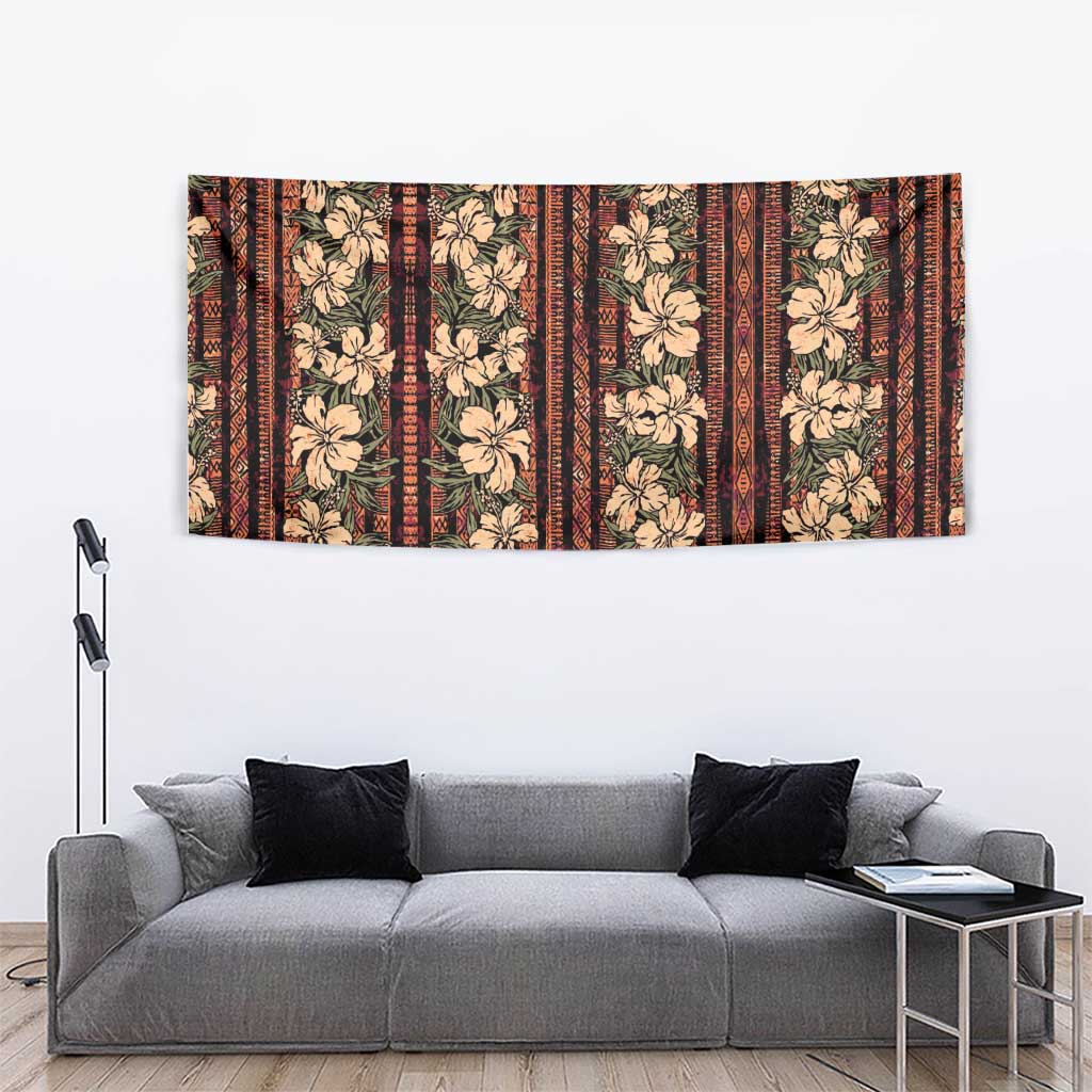 Hawaii Hibiscus Tapestry Retro Style LT01 - Polynesian Pride