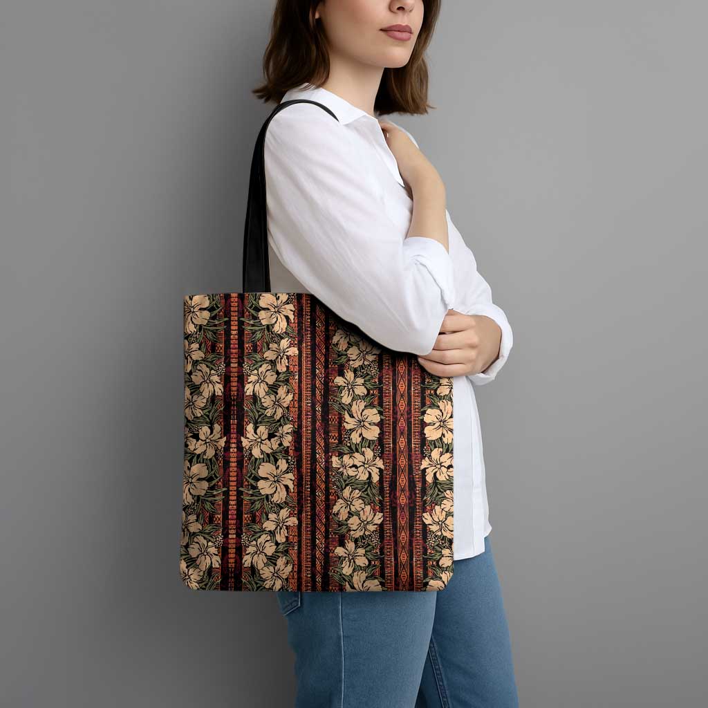 Hawaii Hibiscus Tote Bag Retro Style LT01 - Polynesian Pride