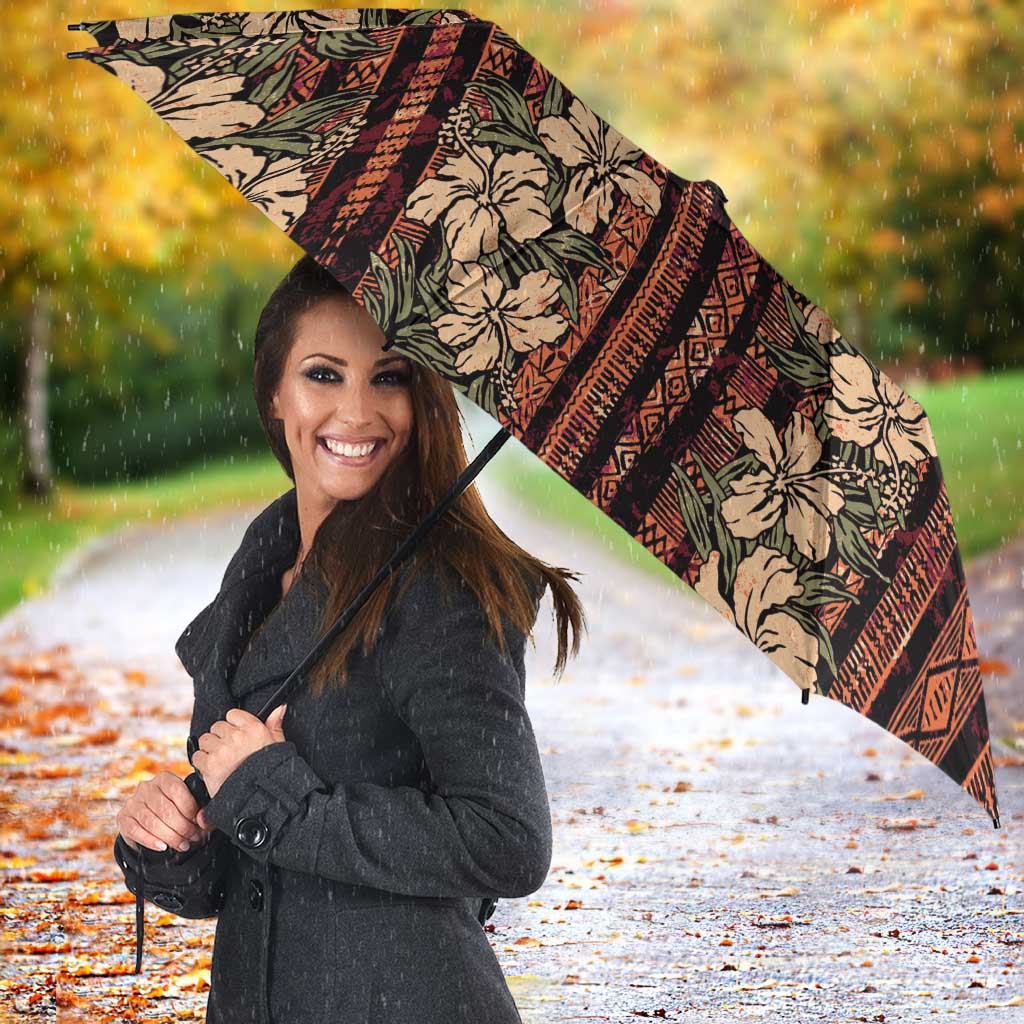 Hawaii Hibiscus Umbrella Retro Style LT01 - Polynesian Pride