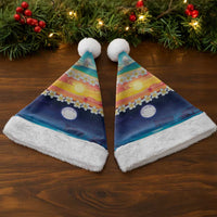 Hawaii Beach Landscape Time-Lapse Christmas Santa Hat Tropical Plumeria Flowers LT01 - Polynesian Pride
