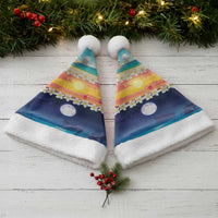 Hawaii Beach Landscape Time-Lapse Christmas Santa Hat Tropical Plumeria Flowers LT01 - Polynesian Pride