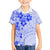 Fiji Masi With Hibiscus Tapa Tribal Family Matching Off Shoulder Short Dress and Hawaiian Shirt Blue Pastel LT01 Son's Shirt Blue - Polynesian Pride