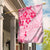 Fiji Masi With Hibiscus Tapa Tribal Garden Flag Pink Pastel LT01 House Flag Pink - Polynesian Pride