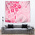 Fiji Masi With Hibiscus Tapa Tribal Tapestry Pink Pastel LT01 - Polynesian Pride