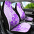 Fiji Masi With Hibiscus Tapa Tribal Car Seat Cover Purple Pastel LT01 - Polynesian Pride