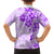 Fiji Masi With Hibiscus Tapa Tribal Family Matching Off Shoulder Short Dress and Hawaiian Shirt Purple Pastel LT01 - Polynesian Pride