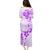 Fiji Masi With Hibiscus Tapa Tribal Family Matching Puletasi Dress and Hawaiian Shirt Purple Pastel LT01 - Polynesian Pride