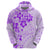 Fiji Masi With Hibiscus Tapa Tribal Hoodie Purple Pastel LT01 - Polynesian Pride