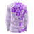 Fiji Masi With Hibiscus Tapa Tribal Long Sleeve Shirt Purple Pastel LT01 - Polynesian Pride