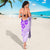 Fiji Masi With Hibiscus Tapa Tribal Sarong Purple Pastel LT01 - Polynesian Pride