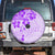 Fiji Masi With Hibiscus Tapa Tribal Spare Tire Cover Purple Pastel LT01 - Polynesian Pride