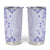 Fiji Masi With Hibiscus Tapa Tribal Tumbler Cup Purple Pastel