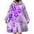 Fiji Masi With Hibiscus Tapa Tribal Wearable Blanket Hoodie Purple Pastel LT01 - Polynesian Pride